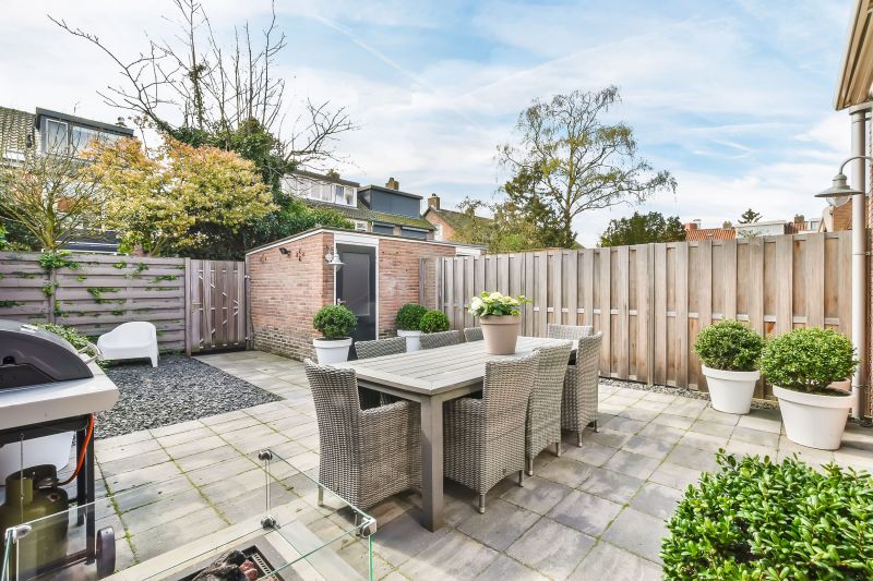 Patio with Textured Tiles